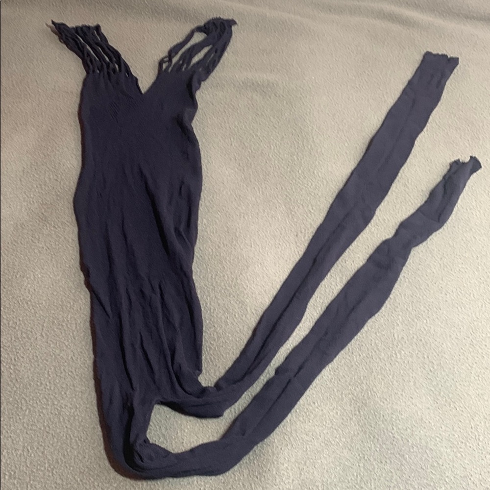 Very sexy black stretch mesh w/ cutout shoulders & crotchless. See pics for size